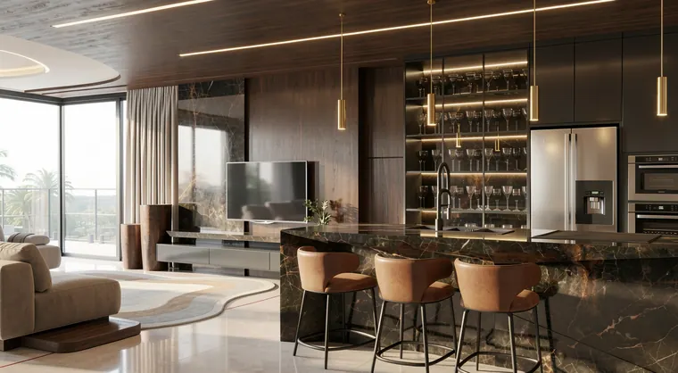 Interiores Villagio — projeto de arquitetura assinado por Ariel Hermes