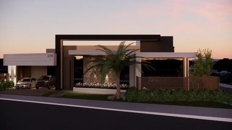 Residência Térrea — projeto de arquitetura assinado por Ariel Hermes